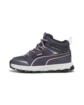 Pantofi sport mid-high cu finisaj rezistent la apa Evolve, Gri carbune/Roz