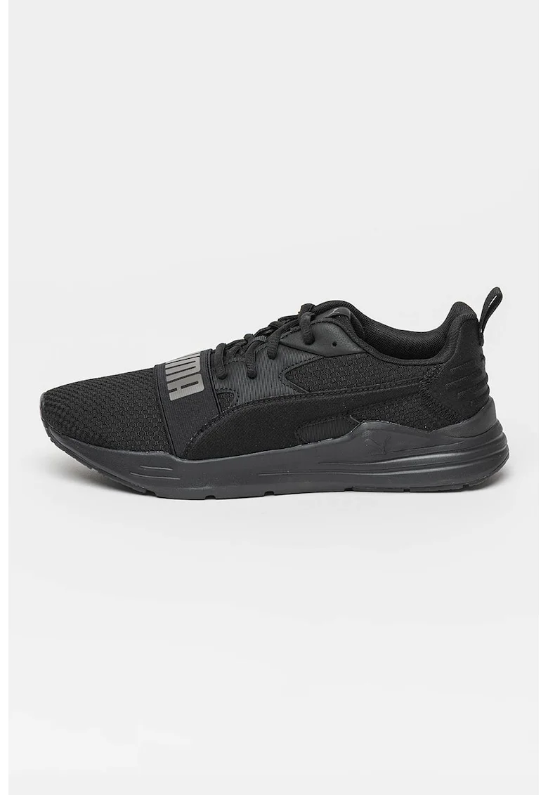 Pantofi sport din material textil cu logo Wired Run Pure, Negru