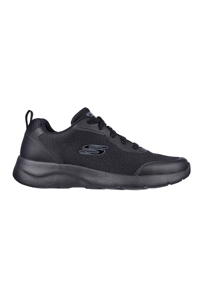 Pantofi sport cu insertii de plasa Dynamight, Negru stins