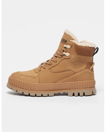 Ghete de piele Pallashock, Caramel