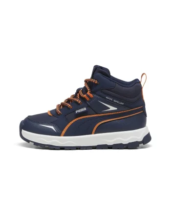 Pantofi sport mid-high cu finisaj rezistent la apa Evolve, Portocaliu/Bleumarin