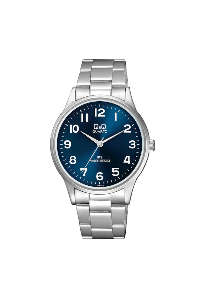 Ceas cu mecanism quartz, Argintiu