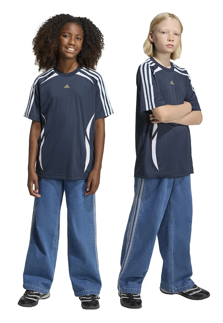 Tricou cu logo Teamgeist, Alb/Albastru ultramarin
