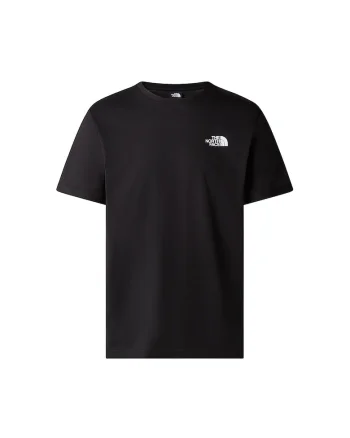 Tricou cu decolteu la baza gatului si imprimeu logo pe partea din spate, Rosu/Negru