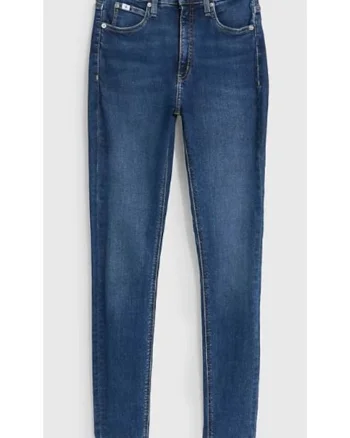 Blugi super skinny cu aspect decolorat,