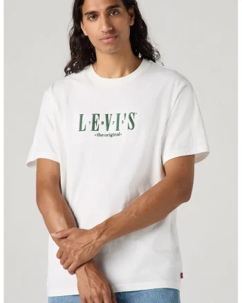 Tricou lejer de bumbac, Verde englez/Alb optic