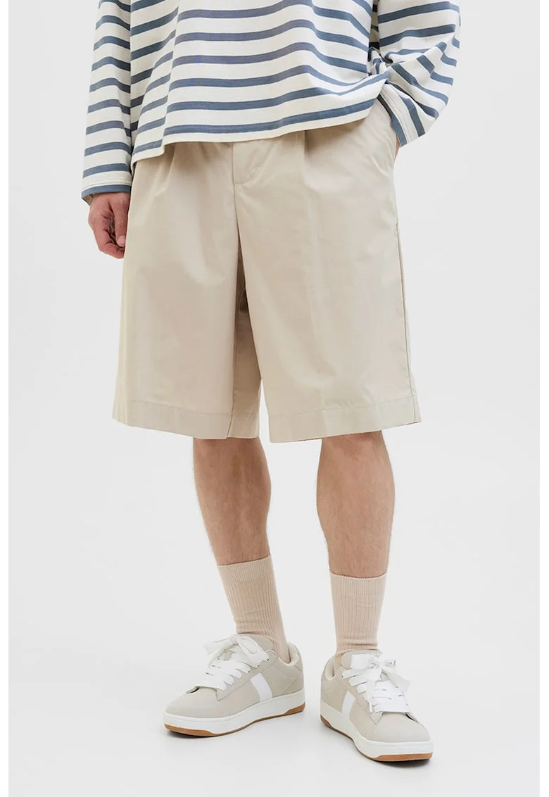 Pantaloni chino scurti, Bej deschis