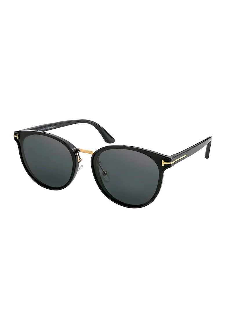 Ochelari de soare cat-eye polarizati Alaina, Negru,