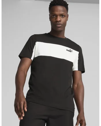 Tricou cu detaliu logo, Alb/Negru