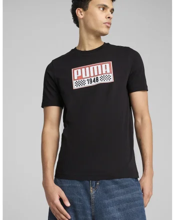 Tricou cu imprimeu si decolteu la baza gatului, Negru