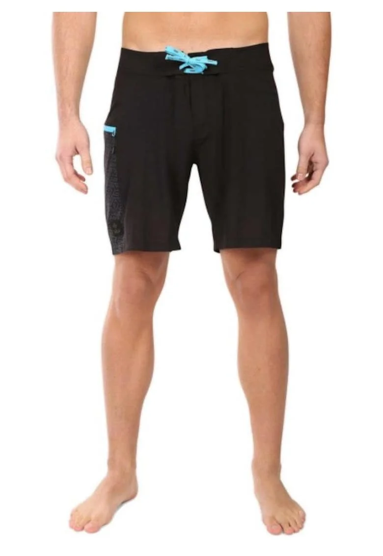 Pantaloni de baie  Ariany, negru, talie rapida, Negru