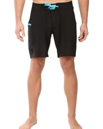 Pantaloni de baie  Ariany, negru, talie rapida, Negru