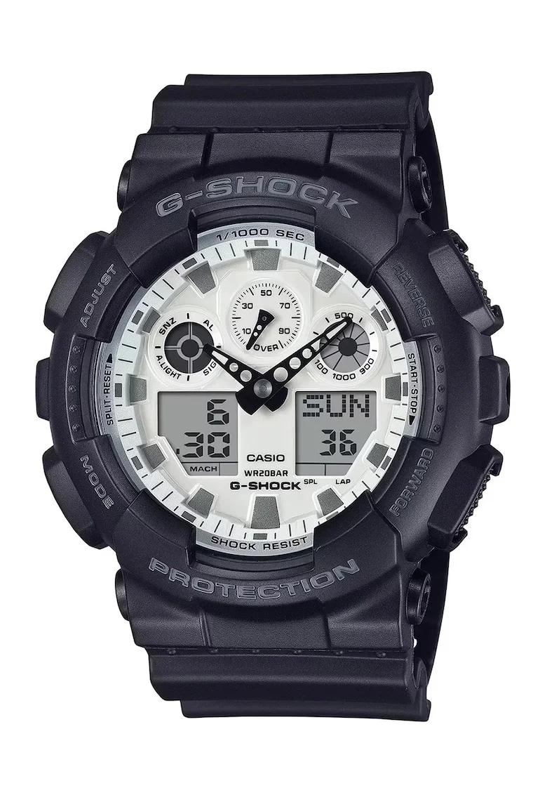 Ceas automatic cu curea, Negru