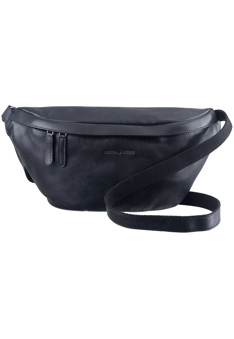 Geanta umar dama piele naturala neagra 38 x 17 cm, Colombiana,