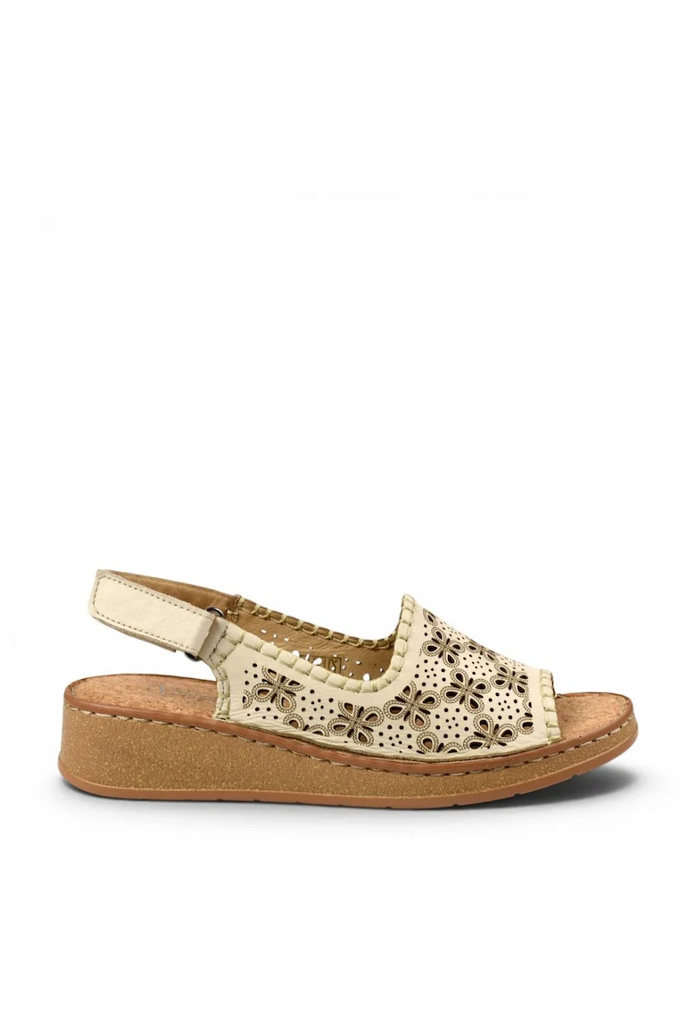 Sandale Casual D27-14604-Crem, Crem