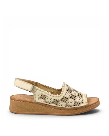Sandale Casual D27-14604-Crem, Crem
