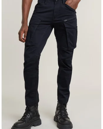 Pantaloni cargo conici Rovic, Bleumarin