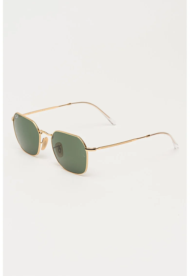 Ochelari de soare unisex cu lentile in degrade, Auriu/Auriu rose