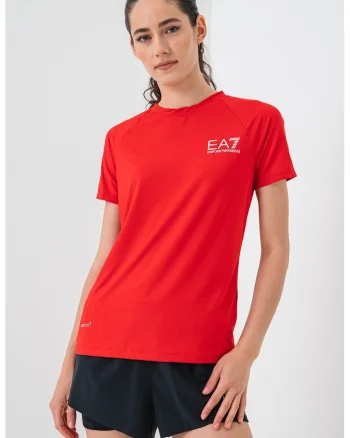 Tricou cu maneci raglan, Rosu