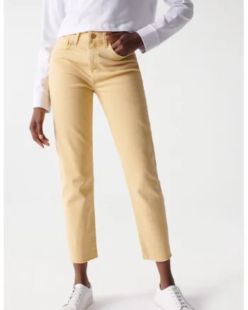 Blugi crop slim fit,
