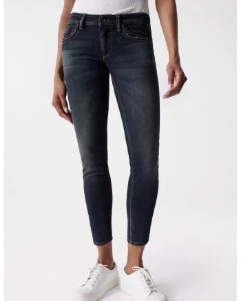 Blugi Slim fit crop Wonder
