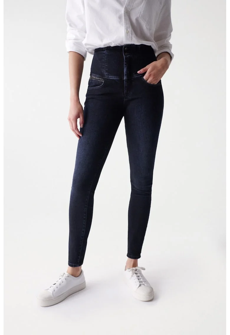Blygi skinny cu talie inalta si buzunare