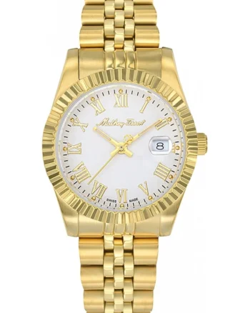 Ceas de dama MATHEY-TISSOT D810PBRI, clasic, aur pentru cuplu