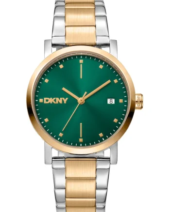 Ceas midi cu bratara in doua nuante Soho, Argintiu/Auriu