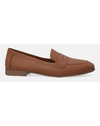 MOCASINI  DIN PIELE, PENTRU DAMA, PIELE MOALE MARO, MARIMEA