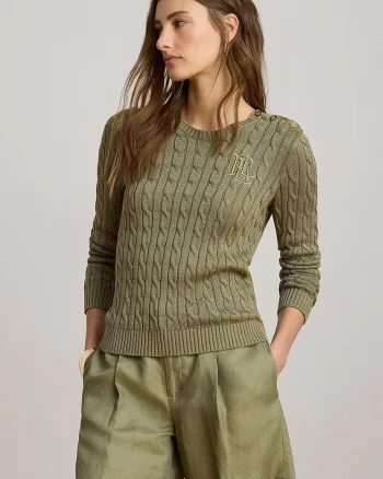 Lauren Ralph Lauren pulover pentru femei, cu bumbac