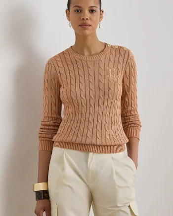 Lauren Ralph Lauren pulover pentru femei, cu bumbac