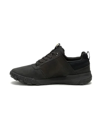 Pantofi de piele intoarsa cu siret, Negru