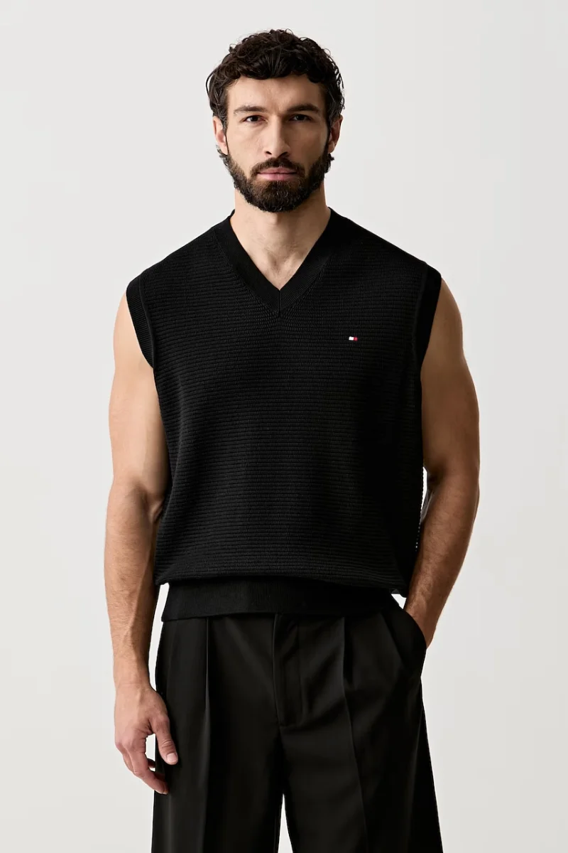 Tommy Hilfiger vestă pentru bărbați, din bumbac