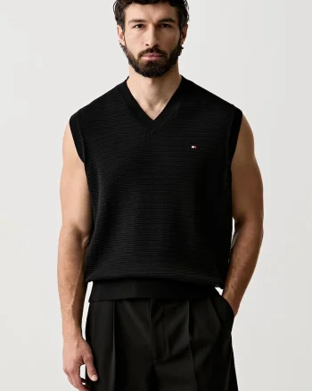 Tommy Hilfiger vestă pentru bărbați, din bumbac