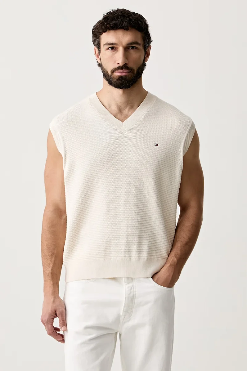 Tommy Hilfiger vestă pentru bărbați, din bumbac