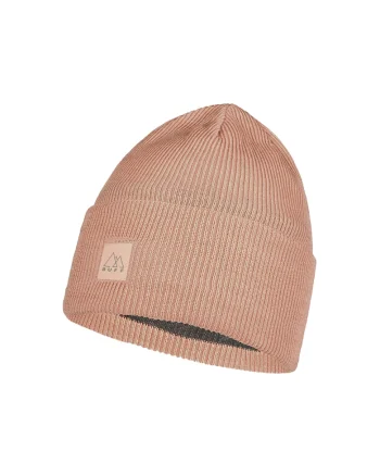 Caciula Tricotata Crossknit model Solid Pale Pink pentru Adulti, Roz