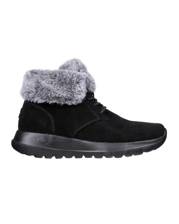 Ghete de piele intoarsa On-The-Go Joy, Negru