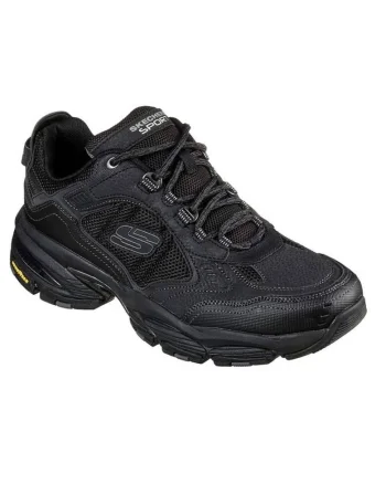 Pantofi sport de piele si plasa Vigor 3.0, Negru