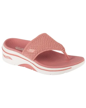 Papuci de dama tip flip-flop,  Go Walk Arch Fit 2.0 Sandal - Carrie 140861, Roz