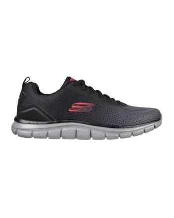 Pantofi sport din plasa tricotata Track-Ripkent, Negru/Gri carbune
