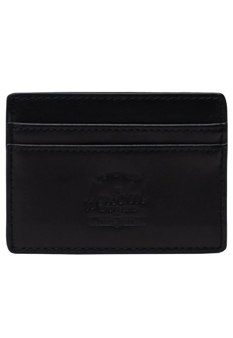 Portofel unisex,  Charlie Leather RFID Wallet 11146, Negru