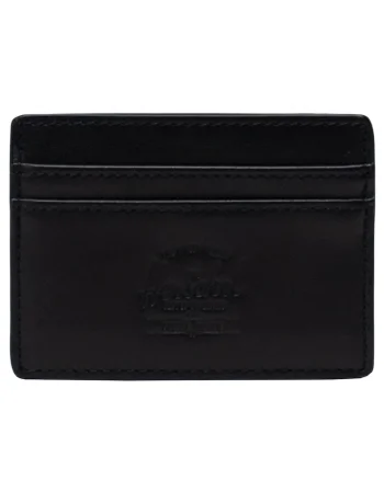 Portofel unisex,  Charlie Leather RFID Wallet 11146, Negru