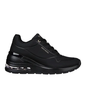 Pantofi sport cu talpa wedge Million Air - Elevated Air, Negru