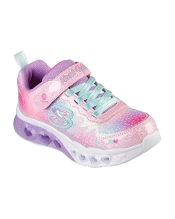 Pantofi copii cu sistem de lumini Flutter Heart Lights Simply Love, Roz