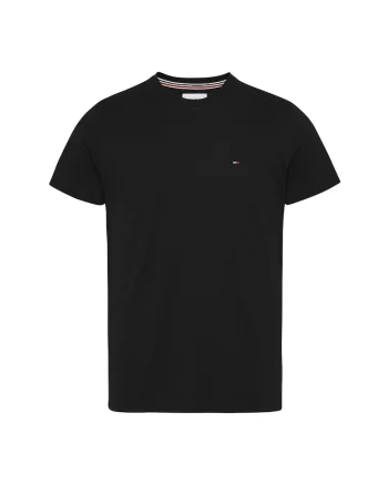 Tricou slim fit de bumbac, Negru