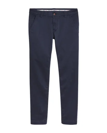 Pantaloni chino slim fit Scanton, Bleumarin