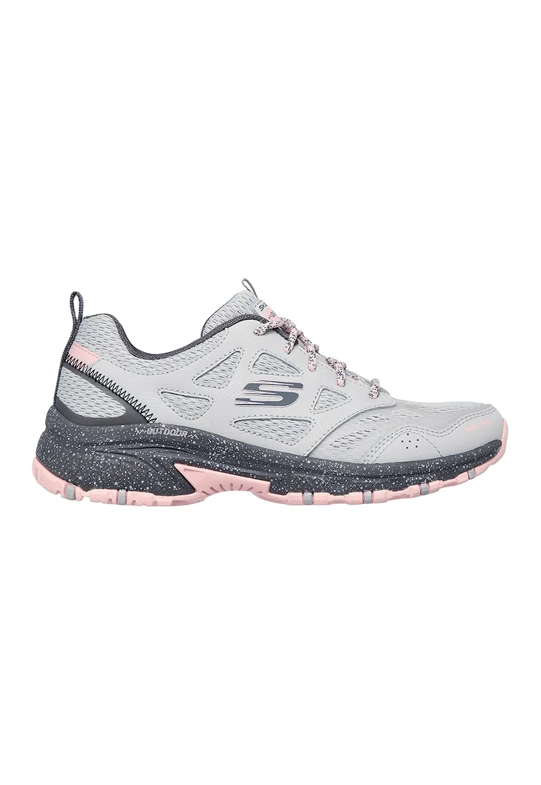 Pantofi sport cu garnituri de piele Hillcrest Pure Escapade, Gri cenusiu/Roz