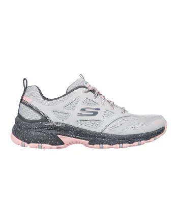 Pantofi sport cu garnituri de piele Hillcrest Pure Escapade, Gri cenusiu/Roz