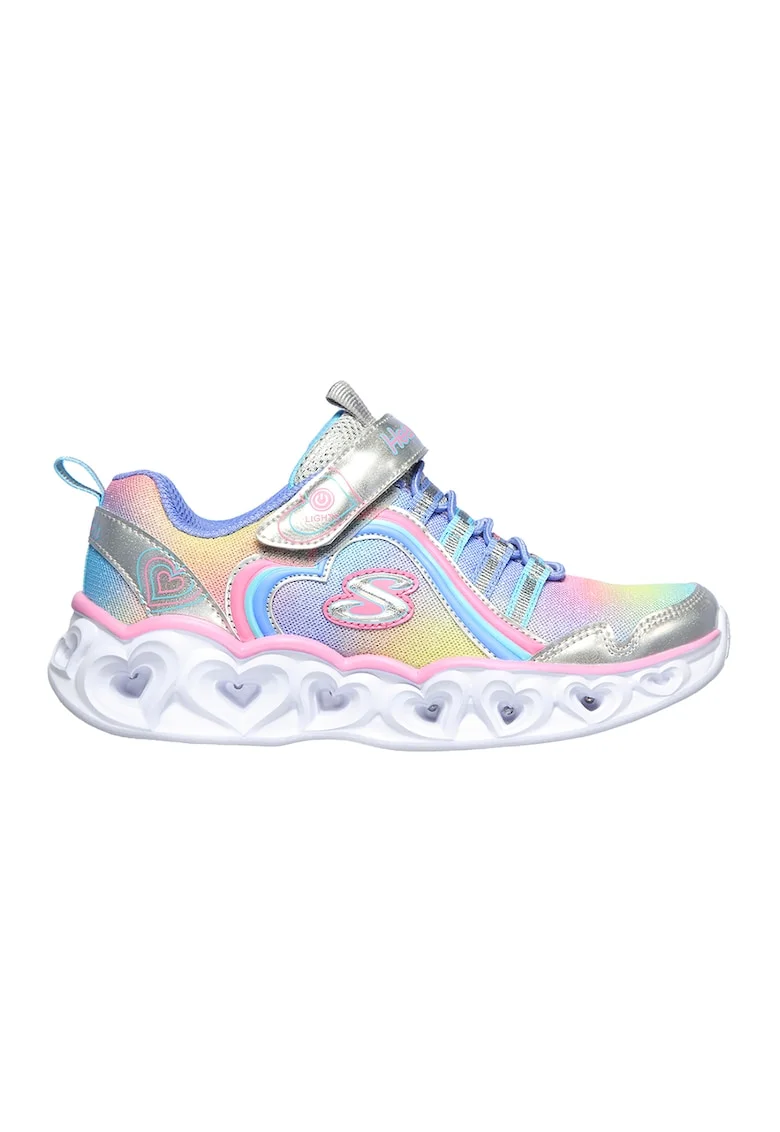 Pantofi copii cu sistem de lumini Heart Lights - Rainbow Lux, Multicolor