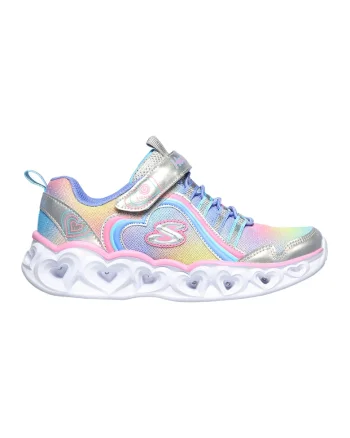 Pantofi copii cu sistem de lumini Heart Lights - Rainbow Lux, Multicolor